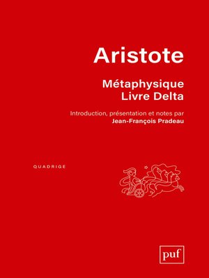 cover image of Métaphysique. Livre Delta